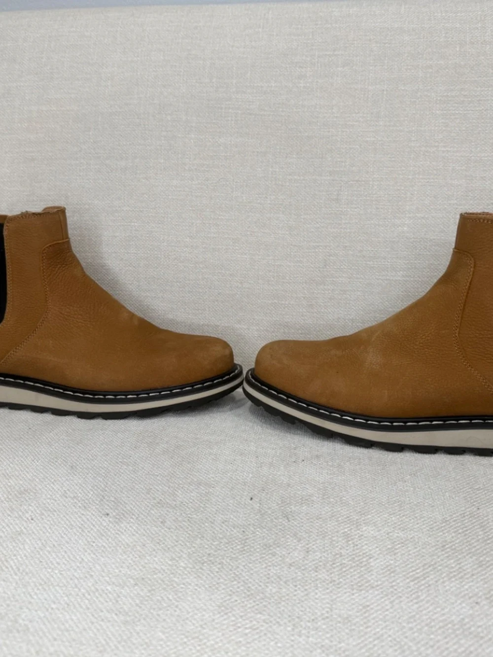 Royal Canadian Gastown Waterproof Leather Chelsea Boots Tan Size 8